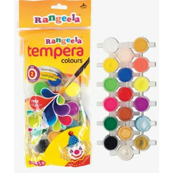 RANGEELA POSTER COLOURS 12N BOTTLES - SET