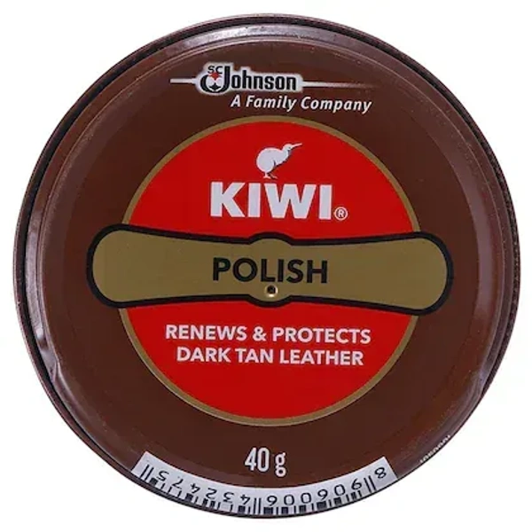 KIWI SHOE POLISH DARK TAN - 40GM