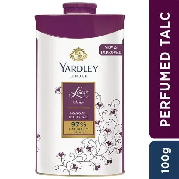 YARDLEY TALC WOMEN LACE SATIN - 100GM