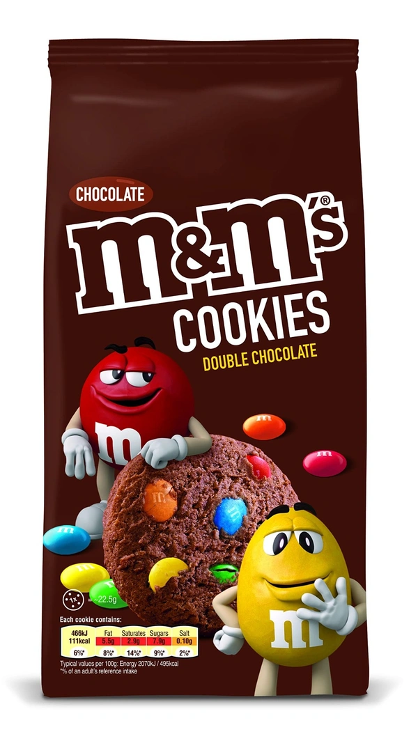 M&MS COOKIES WITH CHOCOLATE MINIS - 30GM