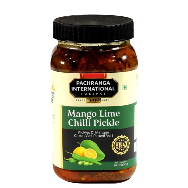 PACHRANGA PICKLE MANGO LIME CHILLI - 400GM