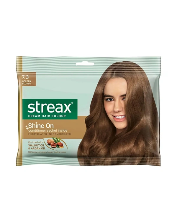 STREAX HAIR COLOUR 7.3 GOLDEN BLONDE - 25GM