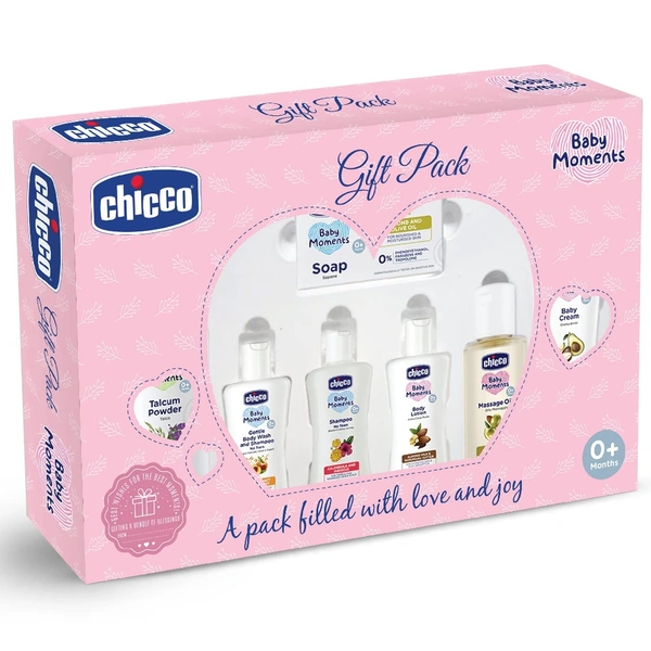 CHICCO BABY CARING GIFT SET (PINK) - 7N