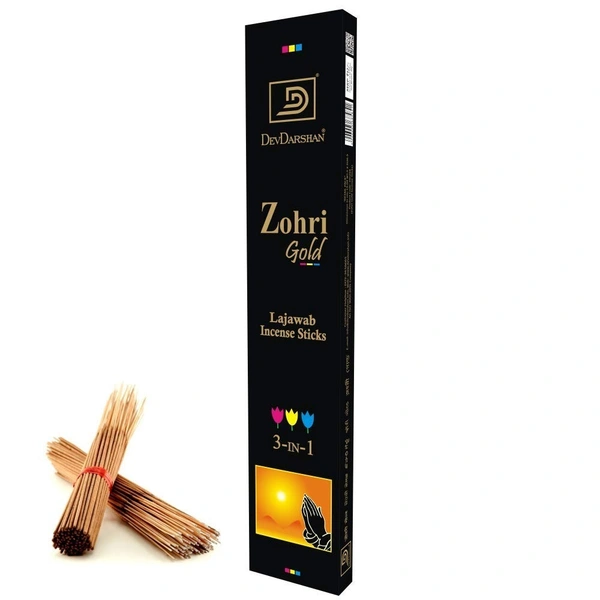 DEVDARSHAN AGARBATTI ZOHRI GOLD - 40GM
