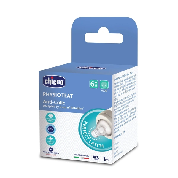 CHICCO PHYSIO TEAT 6+M FOOD - 1N