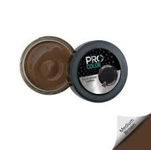 PRO SHOE CREAM MEDIAM BROWN - 50ML