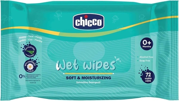 CHICCO BABY WIPES - 72N