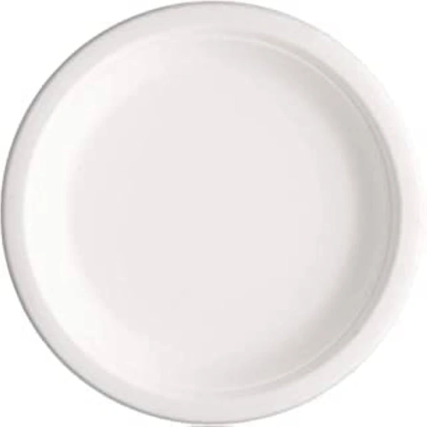 DISP PLATE PLAIN BAGASSE 25N - 12INCH