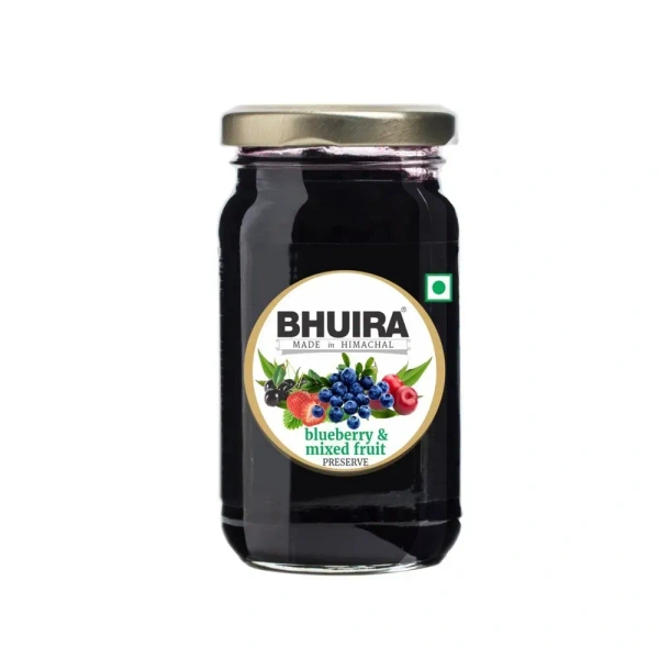 BHUIRA BLUEBERRY & MIXED FRUIT PRESERVE NAS - 240GM
