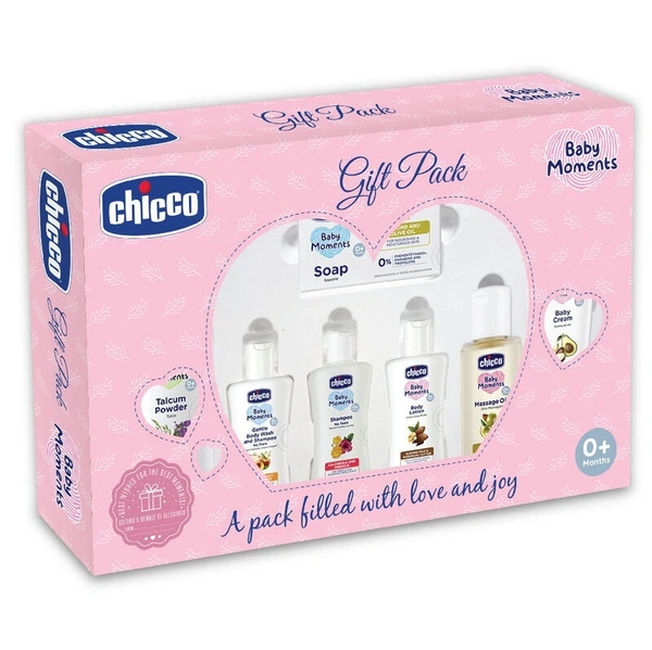 CHICCO BABY CARING GIFT SET (PINK) - 5N