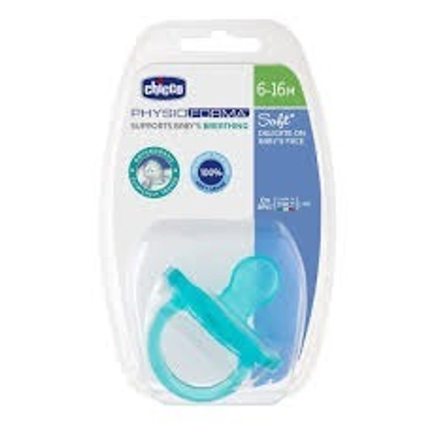 CHICCO BABY SOOTHER PHYSIO FORMA 6-16M BLU BLUE - 1N