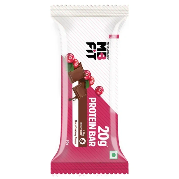 MUSCLEBLAZE PRO. CHOCO CRANBERRY BAR - 68GM