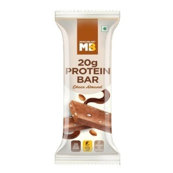 MUSCLEBLAZE PRO. CHOCO ALMOND BAR - 62GM