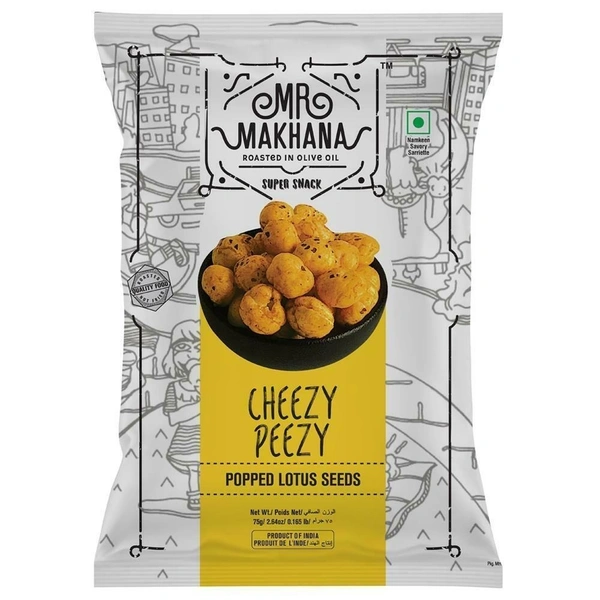 MR MAKHANA CHEEZY PEEZY - 65GM