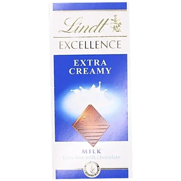 LINDT EXCELLENCE EXTRA CREAMY MILK - 100GM