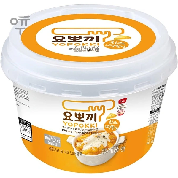 YOPOKKI CHEESE TOPOKKI RICE CAKE BOWLM - 180GM