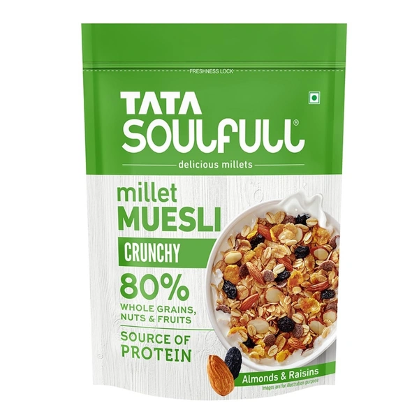 TATA SOULFULL MILLET MUESLI CRUNCHY - 500GM