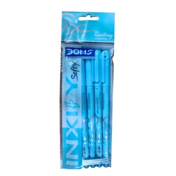 DOMS INXIFY SOFTY BALL PEN PACK - 5N