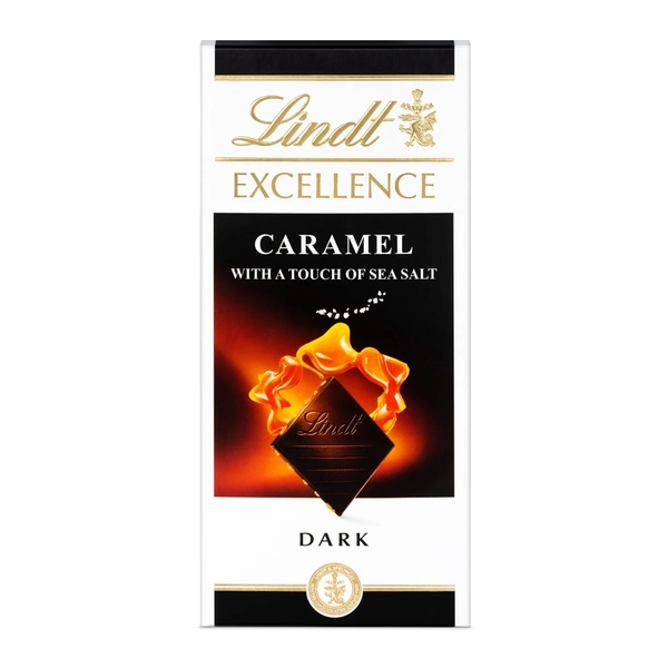 LINDT EXCELLENCE CARAMEL SEA SALT - 100GM