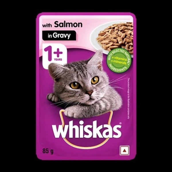 WHISKAS GRAVY 1+ YEAR CHICKEN IN GRAVY - 80GM