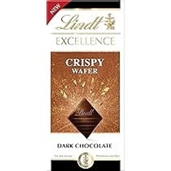 LINDT EXCELLENCE CRISPY WAFER DARK CHOCOLATE - 100GM
