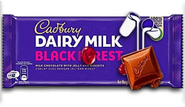 CADBURY IMP DAIRY MILK BLACK FOREST - 160GM