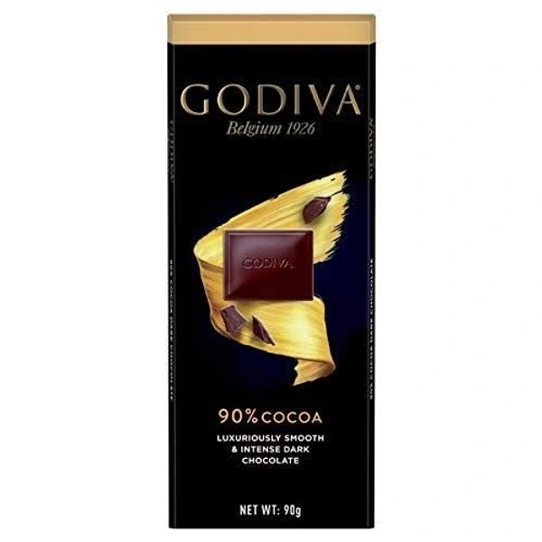 GODIVA BELGIUM CHOCOLATE 90% COCOA DARK - 90GM