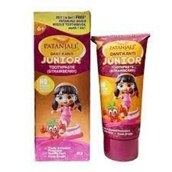 PATANJALI T/P DANT KANTI JUNIOR STRAWBERRY - 100GM