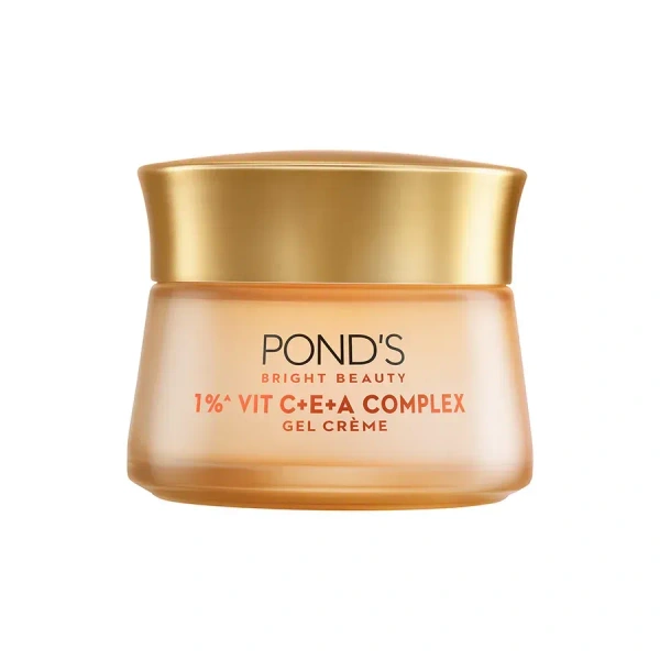 PONDS BRIGHT BEAUTY 1% VITAMIN C+E+A COMPLEX GEL CRM - 50GM