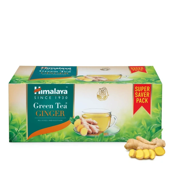 HIMALAYA GREEN TEA GINGER T-BAGS - 25N