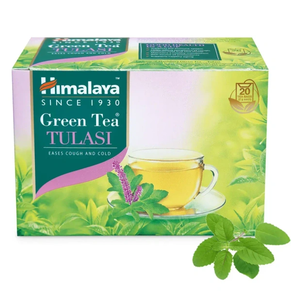 HIMALAYA GREEN TEA TULASI T-BAGS - 25N