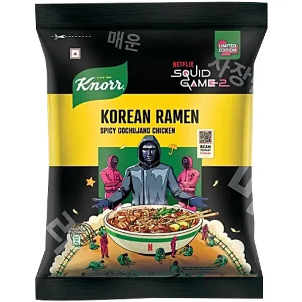 KNORR NDL KOREAN RAMEN SPICY GOCHUJANG CHICKEN - 110 GM