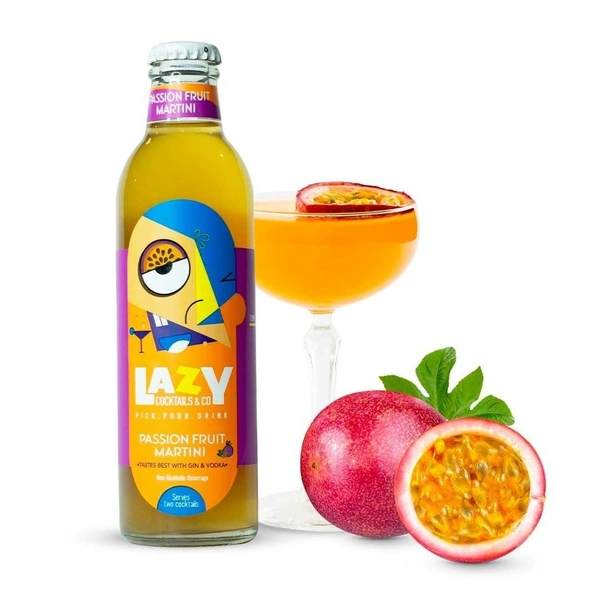 LAZZY COCKTAILS PASSIONFRUIT MARTINI - 125ML