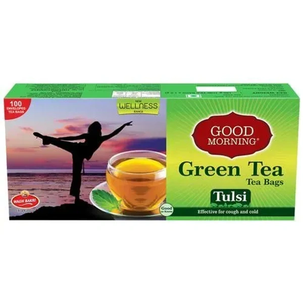 WAGH BAKRI G.MORNING GRN TEA TULSI - 25N
