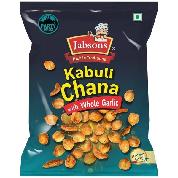 JABSONS KABULI CHANA WHOLE GARLIC - 150GM