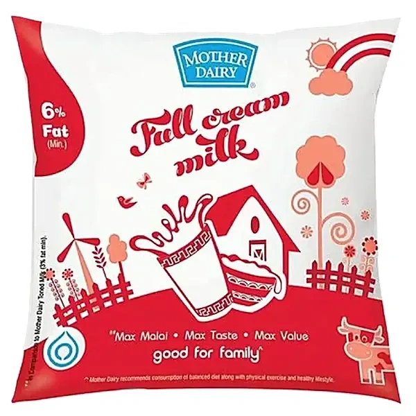 MOTHER DAIRY FULL CREAM MILK - 500ML