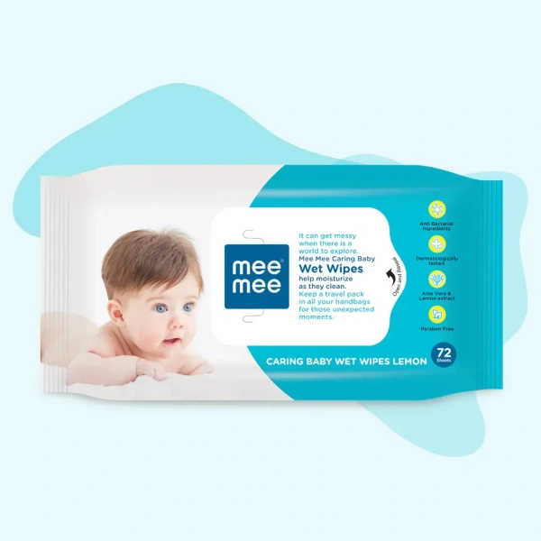 MEE MEE BABY WET WIPES - 72N