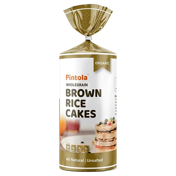 PINTOLA BROWN RICE CAKES WHOLEGRAIN - 125GM