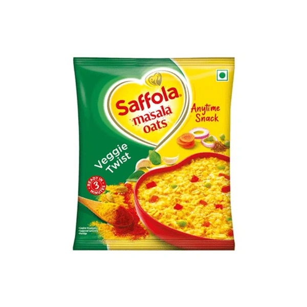 SAFFOLA M.OATS VEGGI TWIST - 40GM