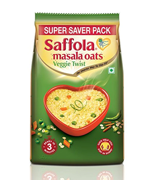 SAFFOLA M.OATS VEGGI TWIST - 400GM