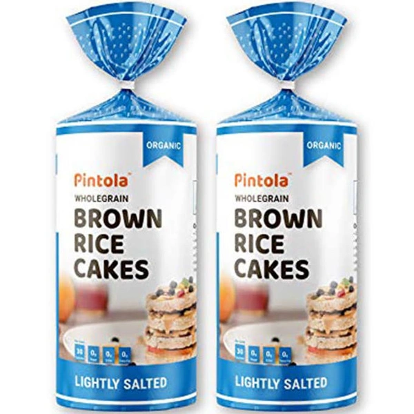 PINTOLA BROWN RICE CAKES LIGHTLY SALTED - 125GM