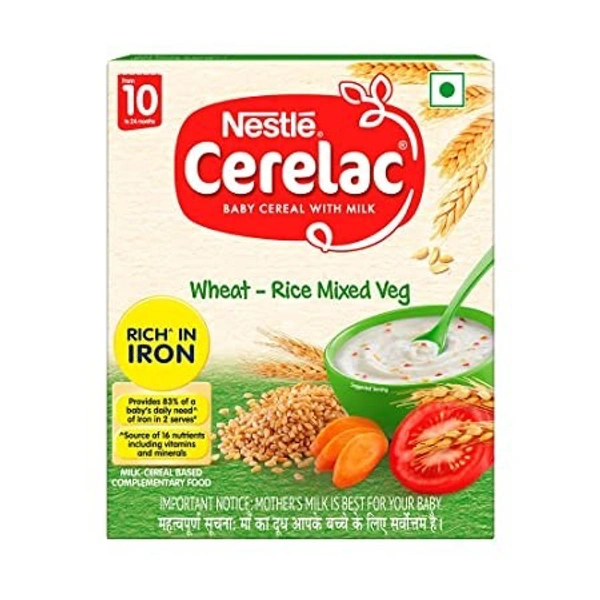 CERELAC S3 WHEAT RICE MIXED VEG - 300GM