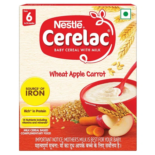 CERELAC S1 WHEAT APPLE CARROT - 300GM