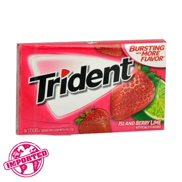TRIDENT S.FREE GUM ISLAND BERRY STICKS - 14N