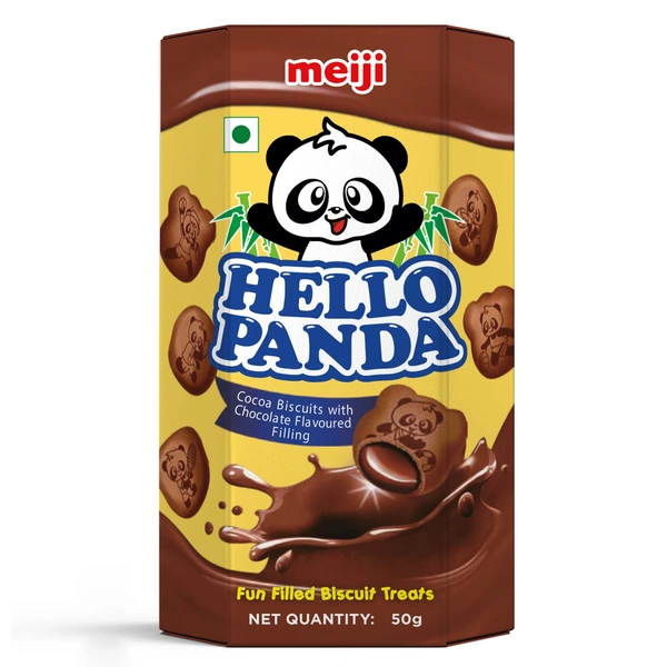 HELLO PANDA COCOA BISCUIT WITH CHOCOLATE FILLING - 50GM
