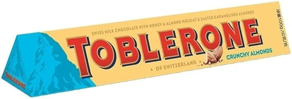 TOBLERONE SWISS CRUNCHY ALMONDS - 100GM