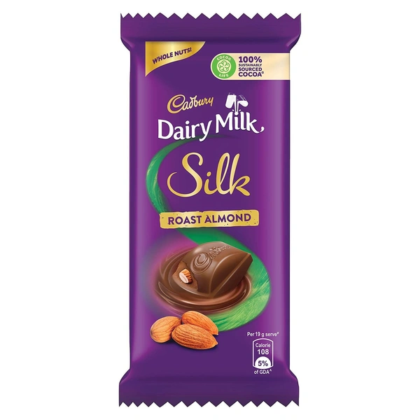 CADBURY SILK RST ALMD - 55GM