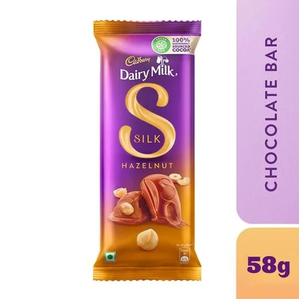 CADBURY SILK HAZELNUT - 58GM