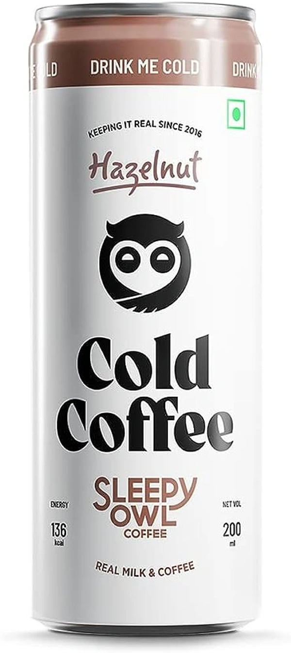 SLEEPY OWL COFFEE HAZELNUT - 200ML