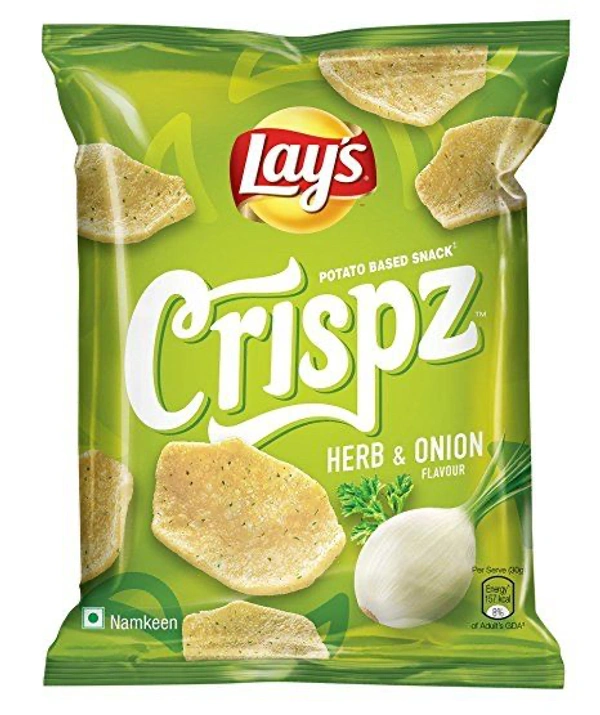 LAYS CRISPZ HERB AND ONION - 52GM